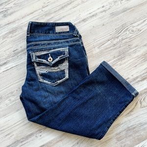 Amethyst Jeans Regina Capri Size 7